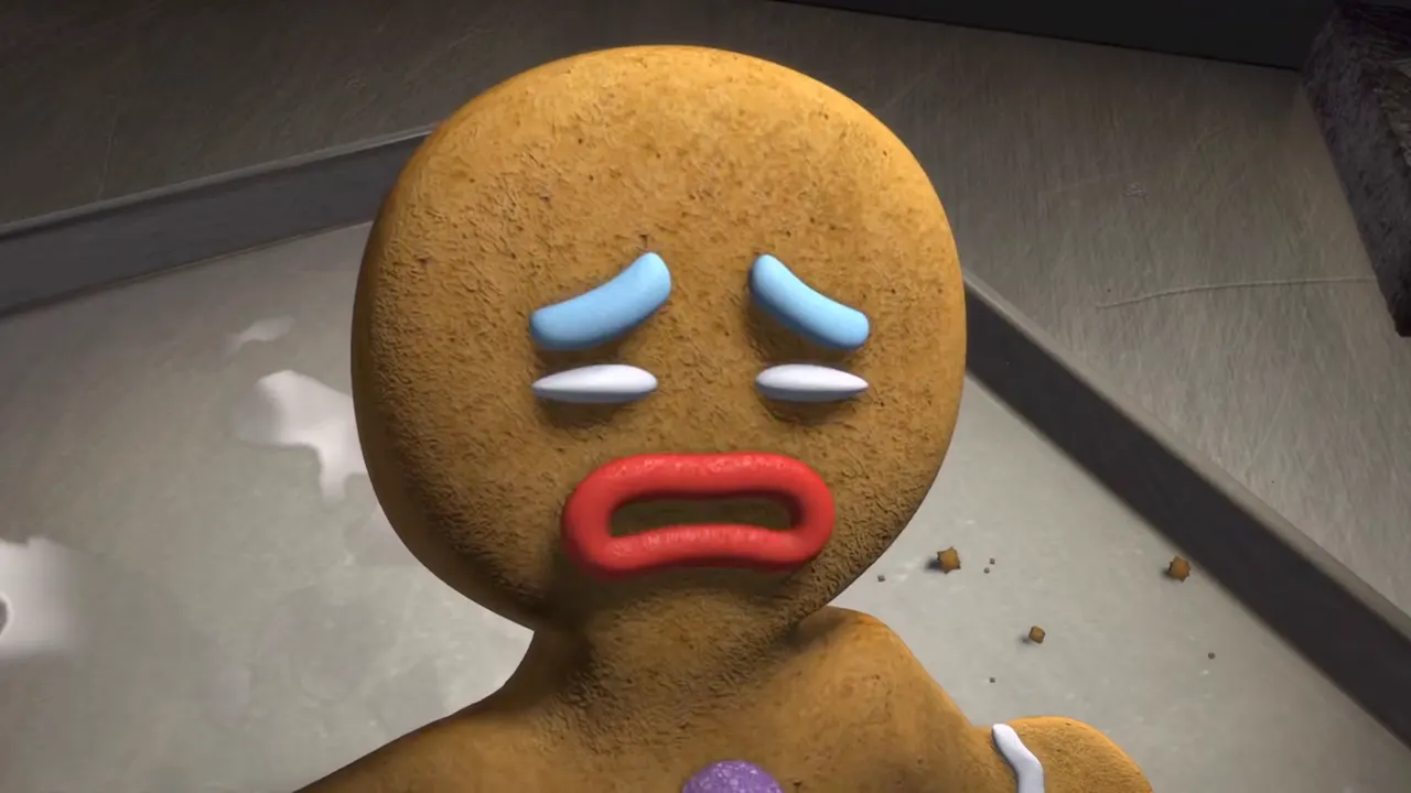 Shrek 1 - Muffin Man at 01:05 — Gingerbread Man