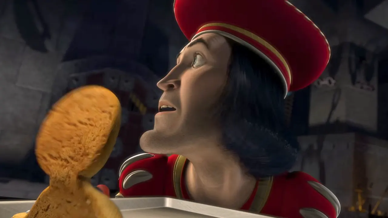 Shrek 1 - Muffin Man at 01:09 — Gingerbread Man