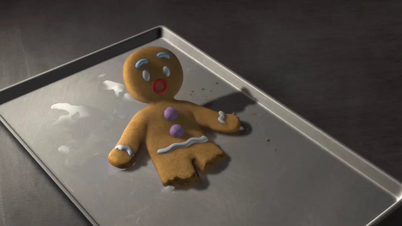 Shrek 1 - Muffin Man at 01:27 — Gingerbread Man