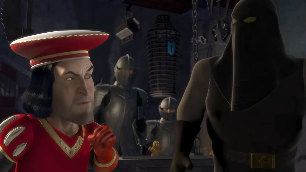 Shrek 1 - Muffin Man at 01:31 — Gingerbread Man