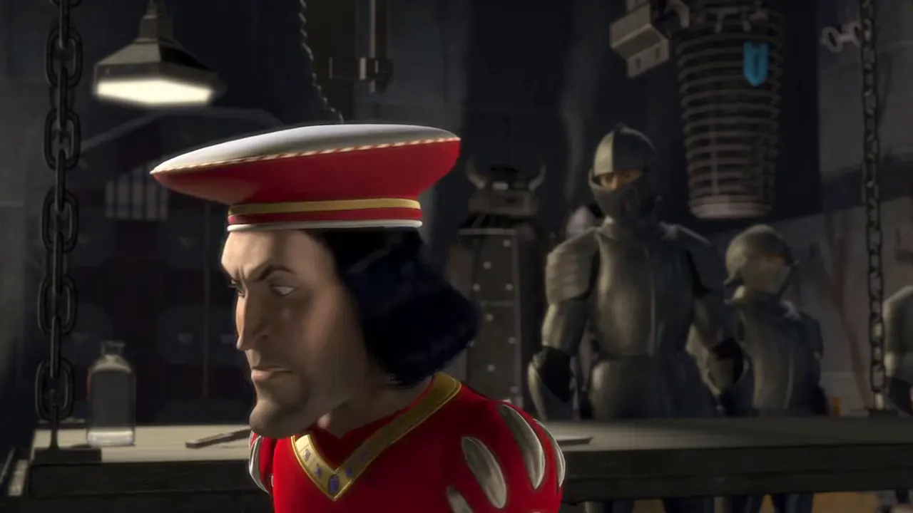 Shrek 1 - Muffin Man at 01:35 — Gingerbread Man