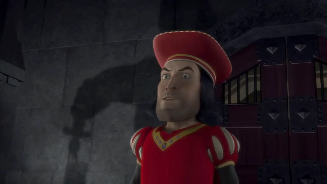 Shrek 1 - Muffin Man at 00:03 — Lord Farquaad