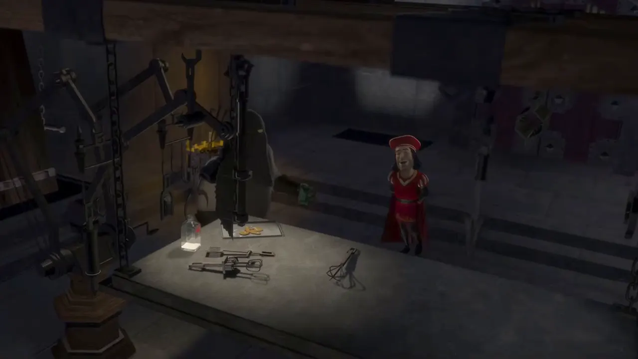 Shrek 1 - Muffin Man at 00:10 — Lord Farquaad