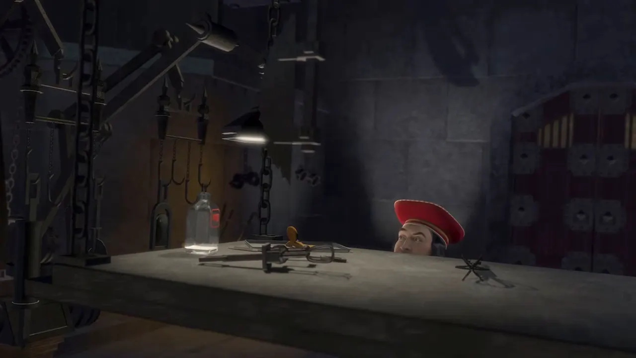 Shrek 1 - Muffin Man at 00:15 — Lord Farquaad