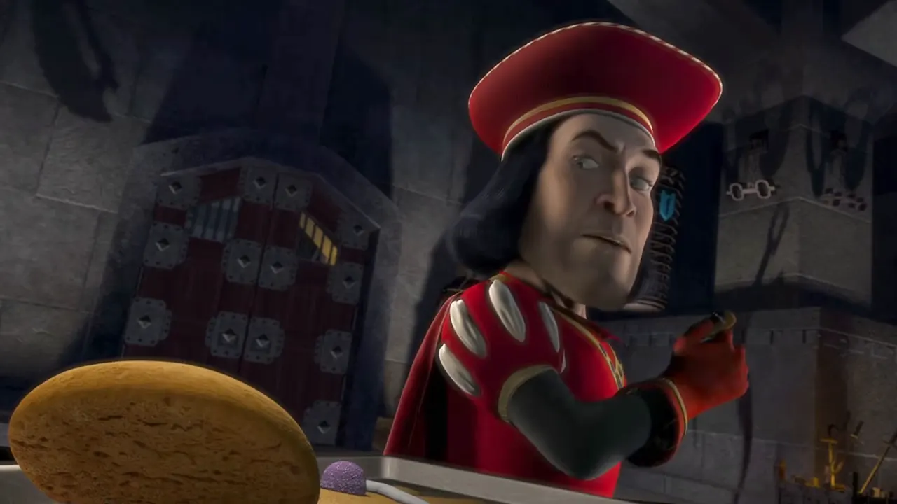 Shrek 1 - Muffin Man at 00:27 — Lord Farquaad