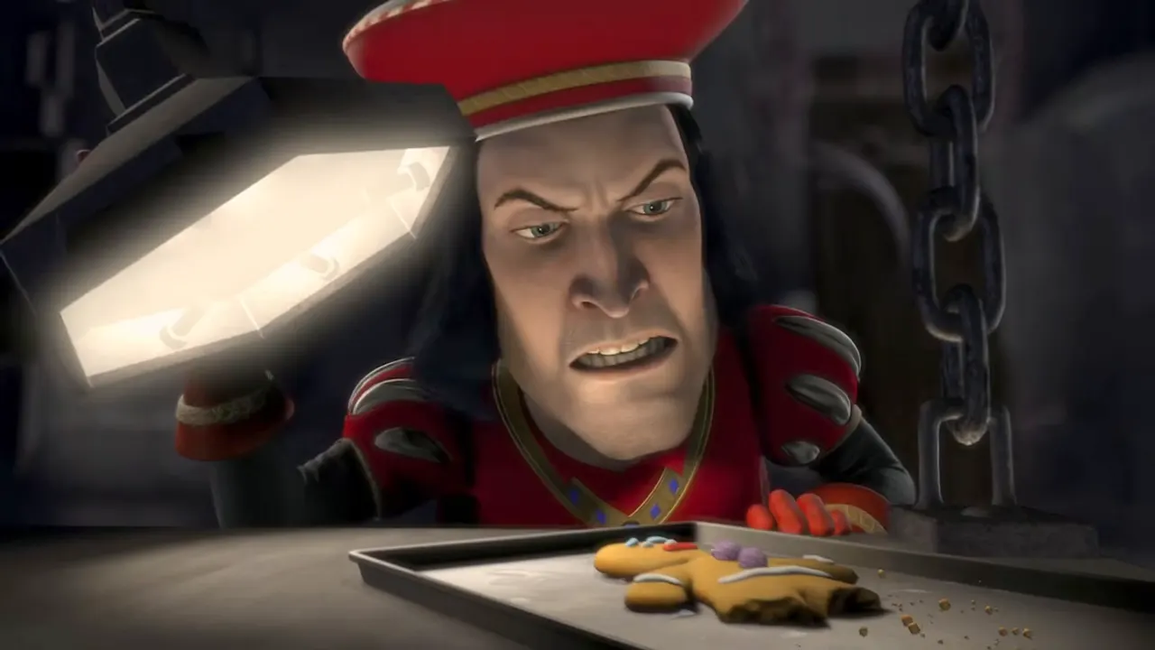 Shrek 1 - Muffin Man at 00:48 — Lord Farquaad