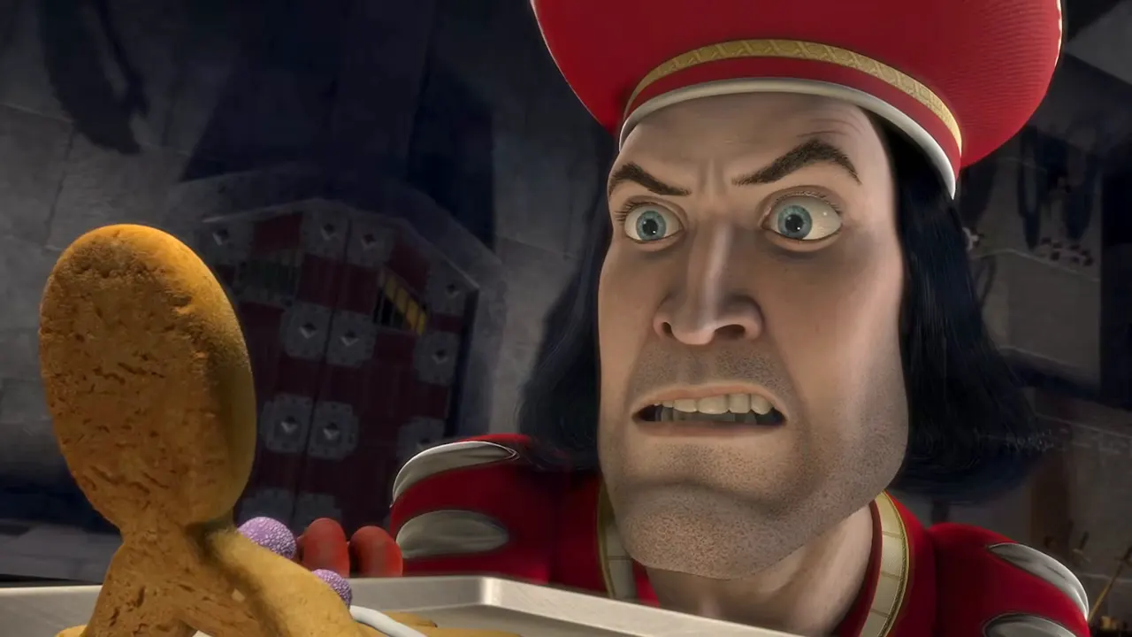 Shrek 1 - Muffin Man at 01:04 — Lord Farquaad