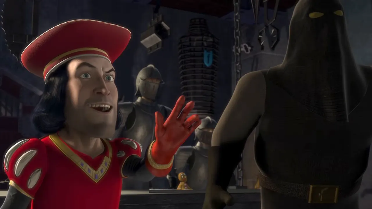 Shrek 1 - Muffin Man at 01:29 — Lord Farquaad