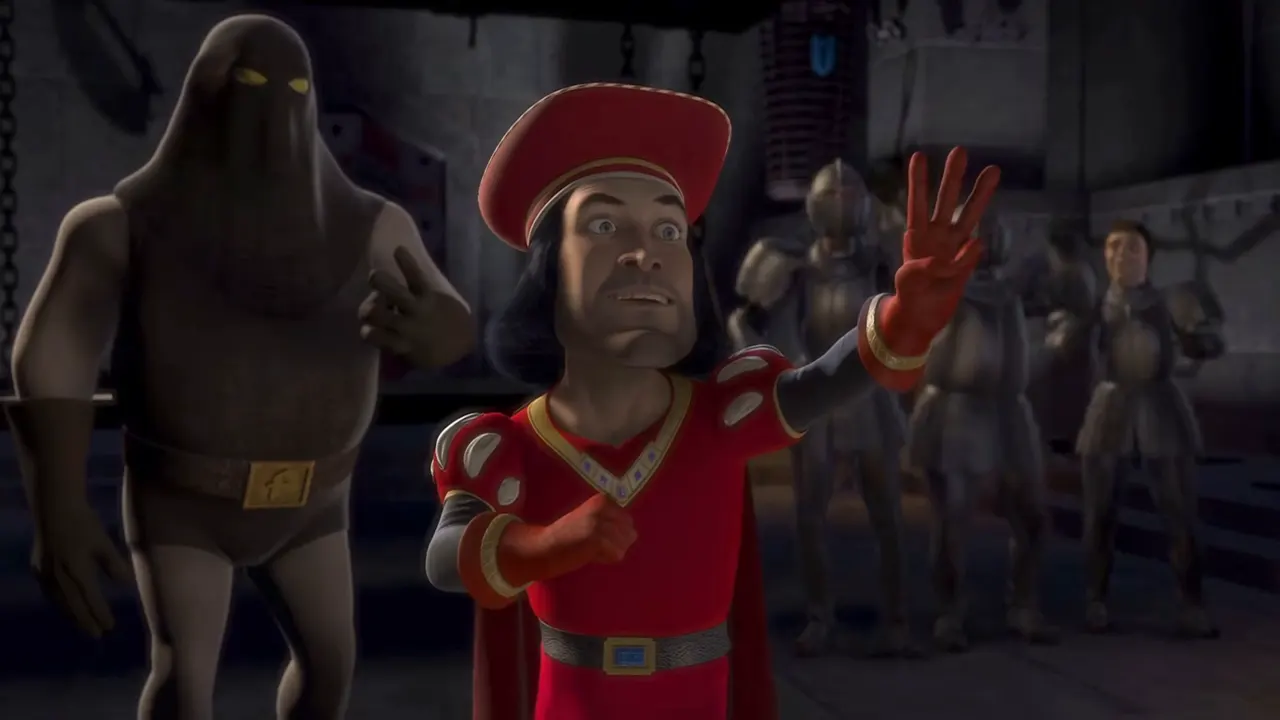 Shrek 1 - Muffin Man at 03:12 — Lord Farquaad