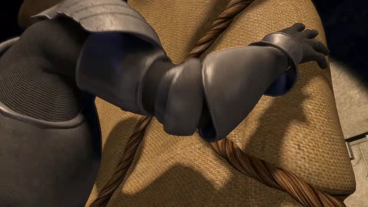 Shrek 1 - Muffin Man at 01:15 — Guard