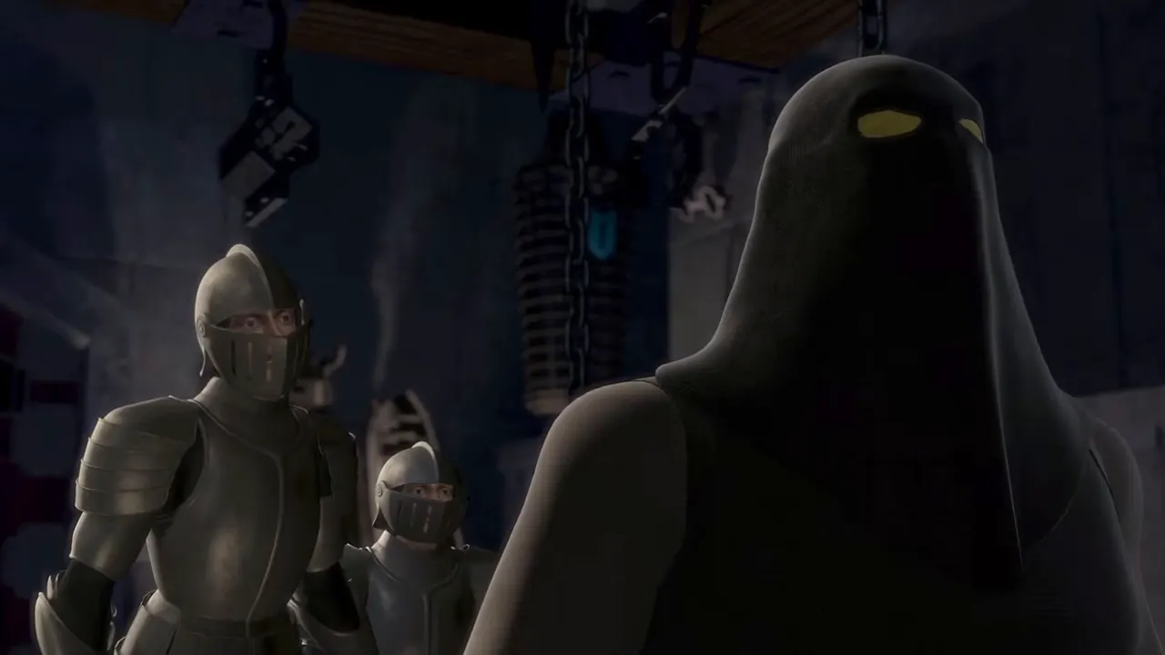 Shrek 1 - Muffin Man at 01:26 — Guard