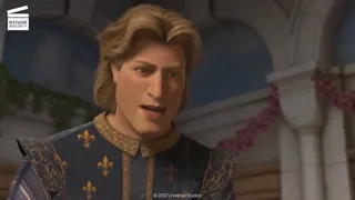 Shrek the Third Pinocchio tries to lie at 01:58 — Prince Charming