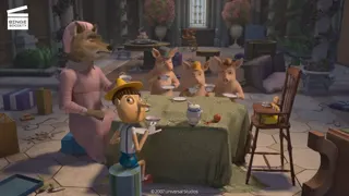 Shrek the Third Pinocchio tries to lie at 00:14 — Pig 1
