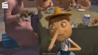 Shrek the Third Pinocchio tries to lie at 02:11 — Pinocchio