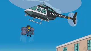 The Simpsons - Sky Police at 00:12 — Clancy Wiggum