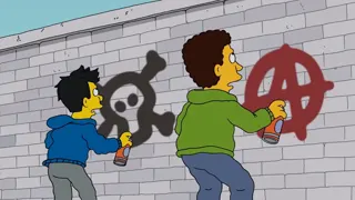 The Simpsons - Sky Police at 00:28 — Clancy Wiggum