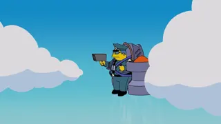 The Simpsons - Sky Police at 00:35 — Clancy Wiggum