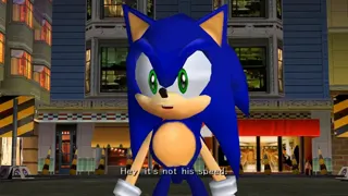 Sonic Adventure 2 — Sonic Meets Shadow at 00:53 — Sonic the Hedgehog