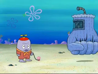 Spongebob - Someone Should Send You Floating Down The River Grandma at 00:07 — Plankton