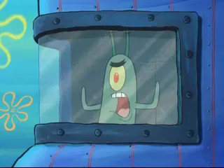 Spongebob - Someone Should Send You Floating Down The River Grandma at 00:23 — Plankton