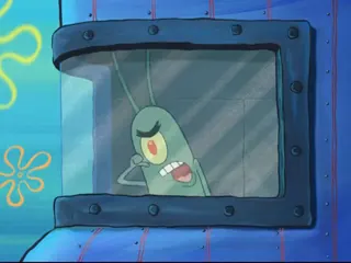 Spongebob - Someone Should Send You Floating Down The River Grandma at 00:32 — Plankton