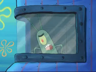 Spongebob - Someone Should Send You Floating Down The River Grandma at 00:39 — Plankton