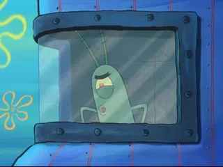 Spongebob - Someone Should Send You Floating Down The River Grandma at 00:49 — Plankton