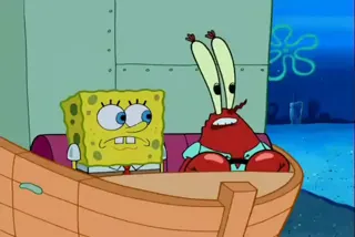 Spongebob Girly teengirl at 00:38 — Mr krabs