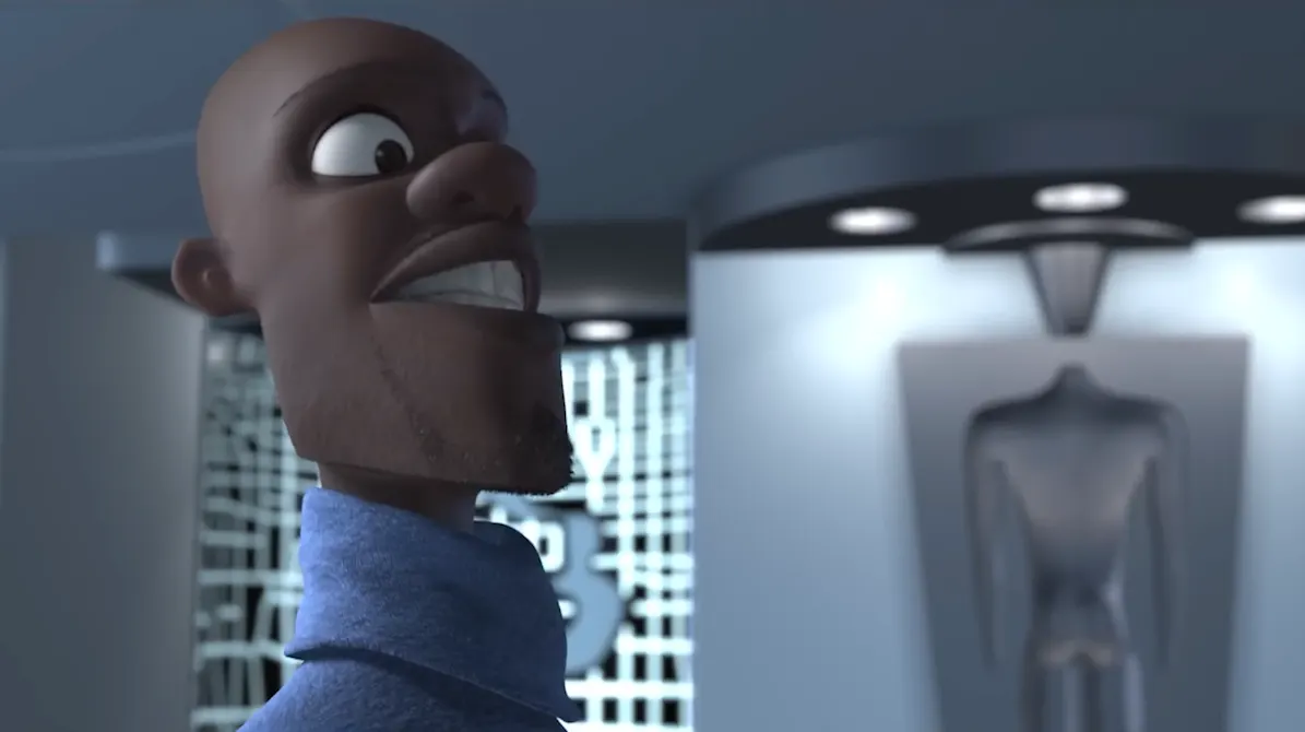 The Incredibles - Where Is My Super Suit? at 00:11 — Frozone