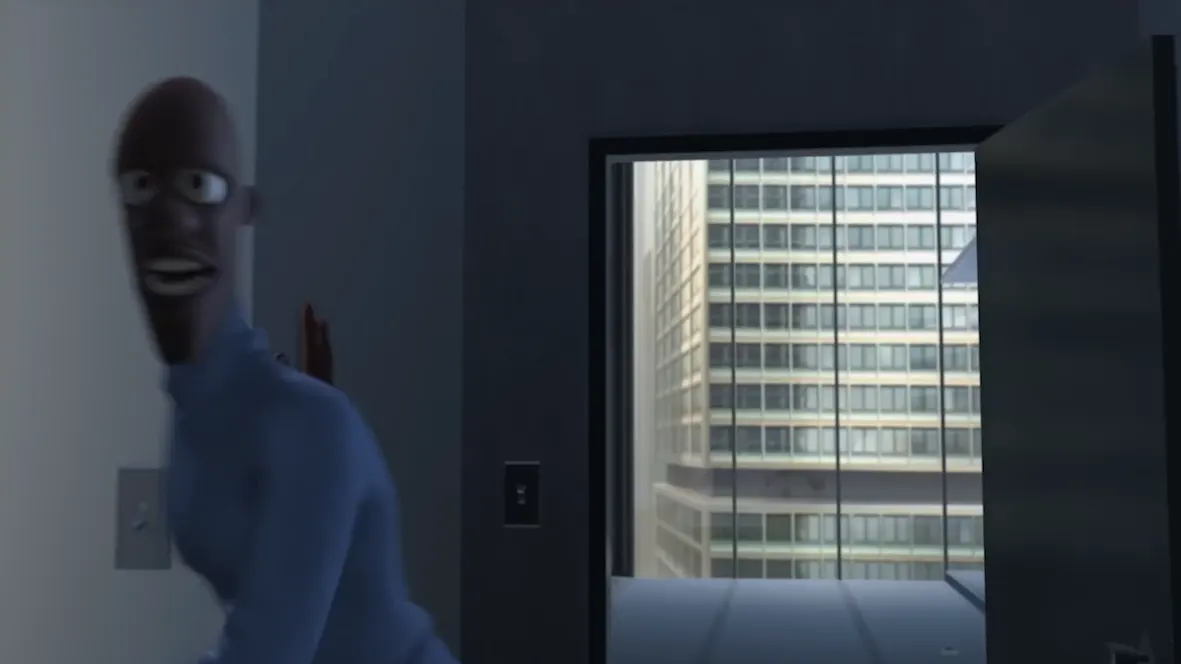 The Incredibles - Where Is My Super Suit? at 00:22 — Frozone