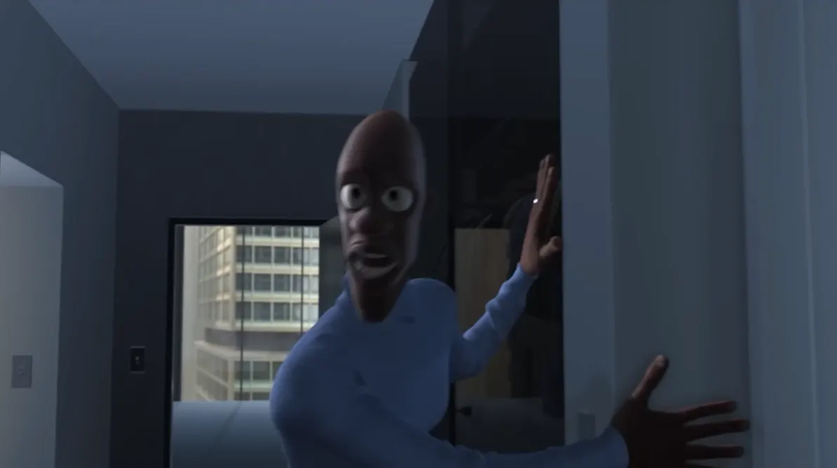 The Incredibles - Where Is My Super Suit? at 00:28 — Frozone