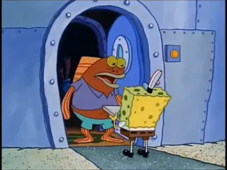 SpongeBob - Where's My Drink? at 00:08 — Customer