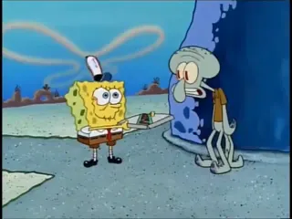 SpongeBob - Where's My Drink? at 00:42 — Squidward