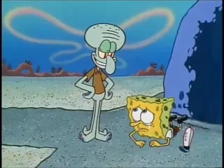 SpongeBob - Where's My Drink? at 01:16 — Squidward