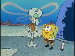 SpongeBob - Where's My Drink? at 01:21 — Squidward